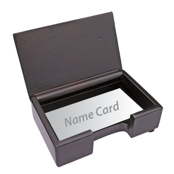 Wooden Business Card Box Holder