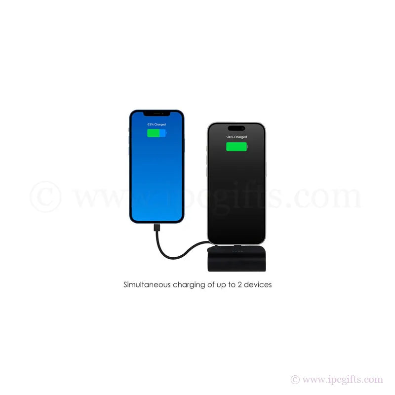 5000mAh POCKETPOWER Bank – Portable Charging with Logo