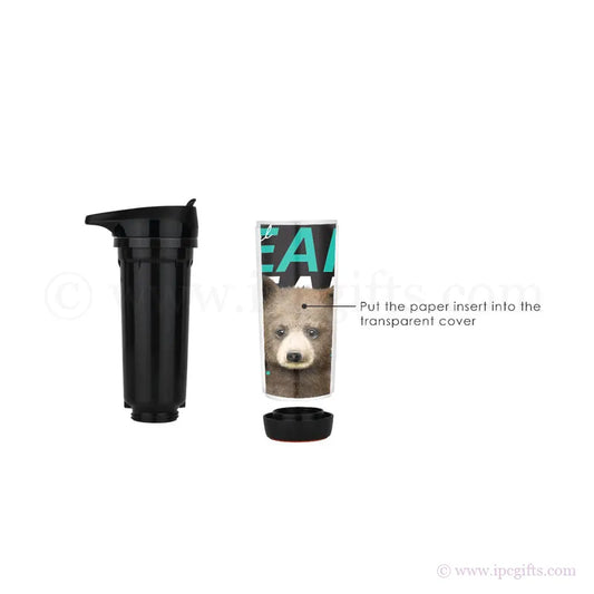 ARTIART SEAGULL Double Wall Suction Bottle with Flip Top Lid