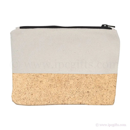 Cotton Cork Multi-Purpose Zipper Pouch