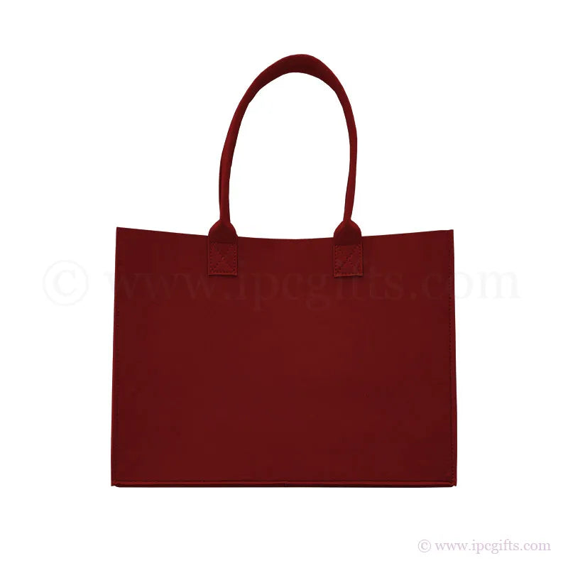Custom Eco Felt Carrier Bag– Stylish, Soft & Reusable