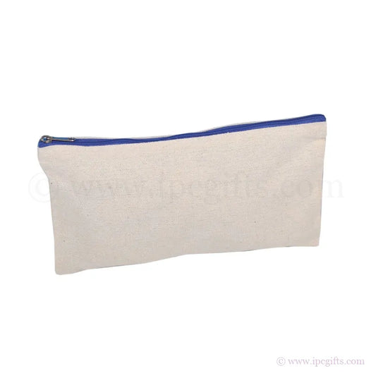 Eco Friendly Canvas Pencil Zipper Pouch