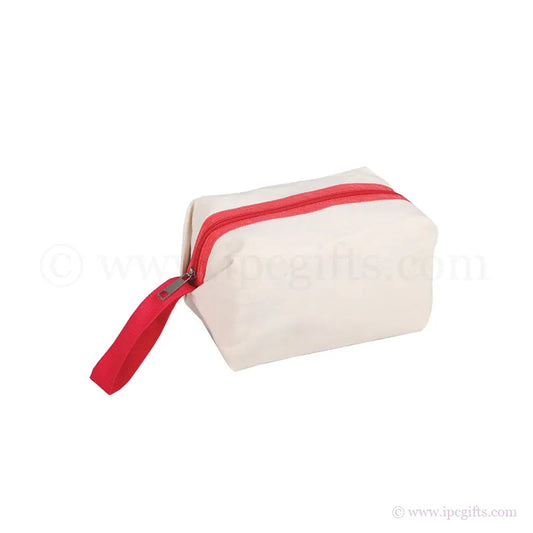 Boho Canvas Cosmetic Case – Cute & Spacious for Makeup Lovers