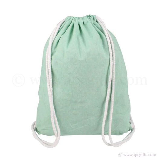 Pastel Coloured Cotton Drawstring Bag