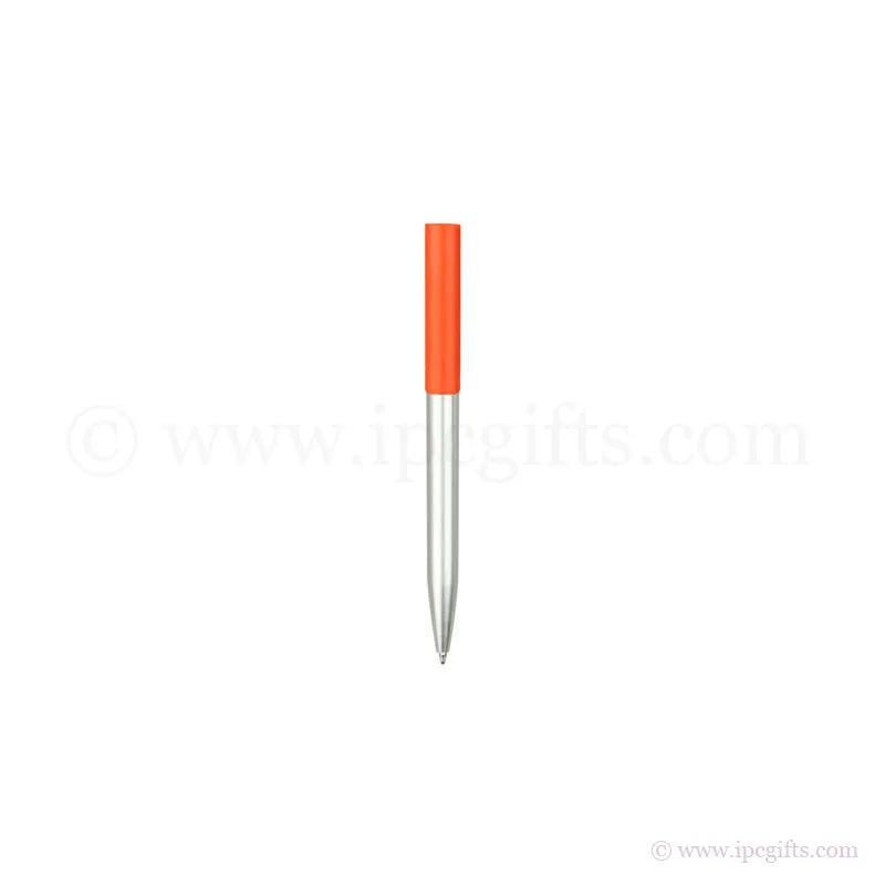 CALI - Plastic Ball Pen with Plastic Metallic Surface