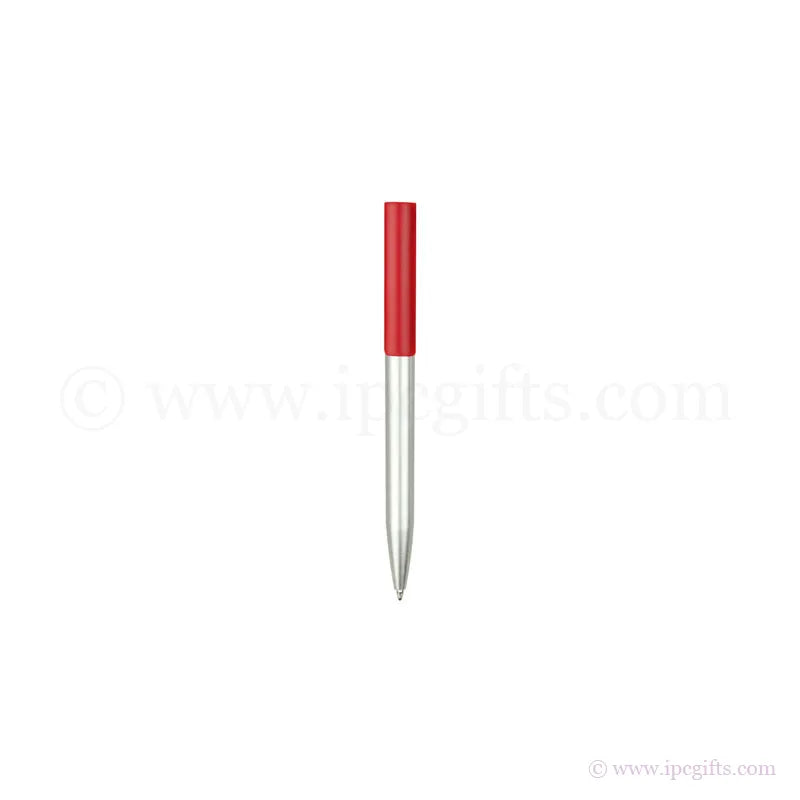 CALI - Plastic Ball Pen with Plastic Metallic Surface