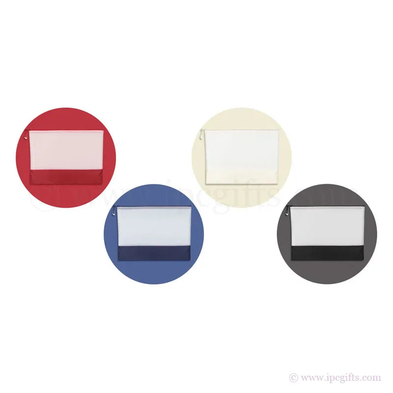 Color-matched zipper STREEK-A4 Document Pouch