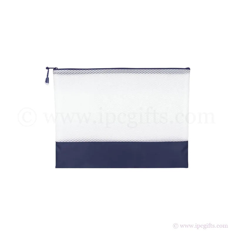 Color-matched zipper STREEK-A4 Document Pouch