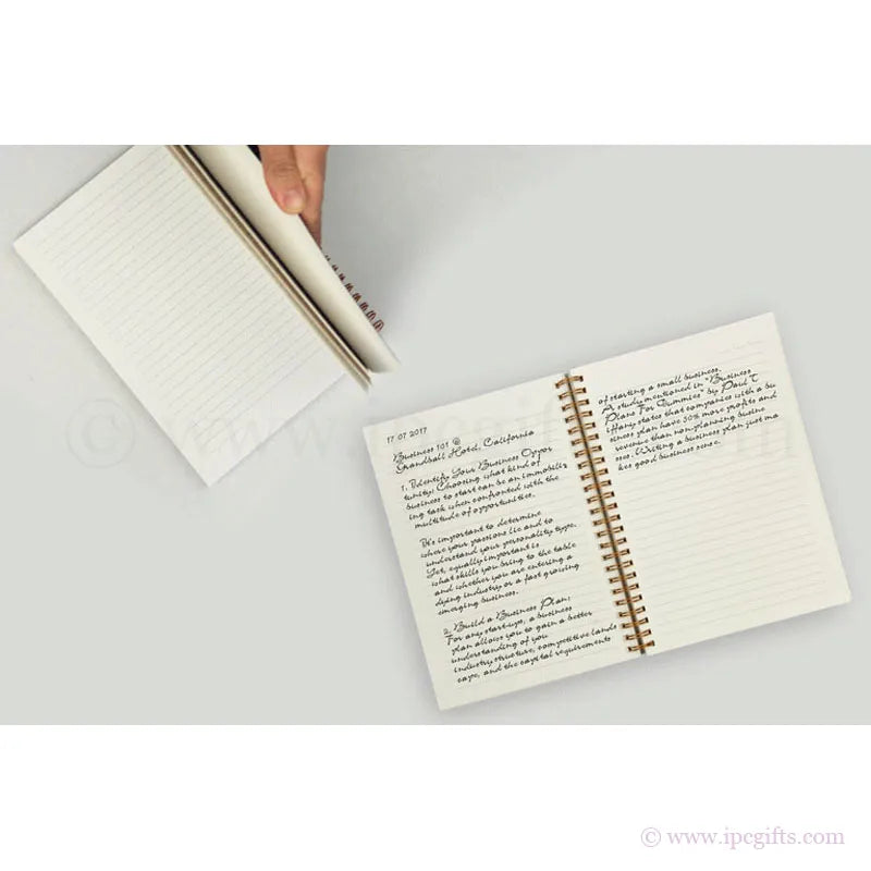 Eco-Friendly Recycled Notebook with Custom Logo