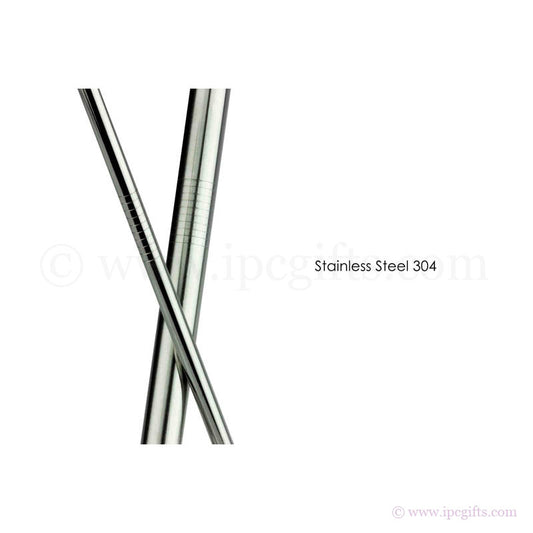 Eco friendly RAW Straw Set with Jute-Cotton Pouch