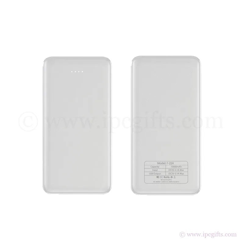 Super Slim 10000mAh POWERBANK - 2.1A FAST CHARGE