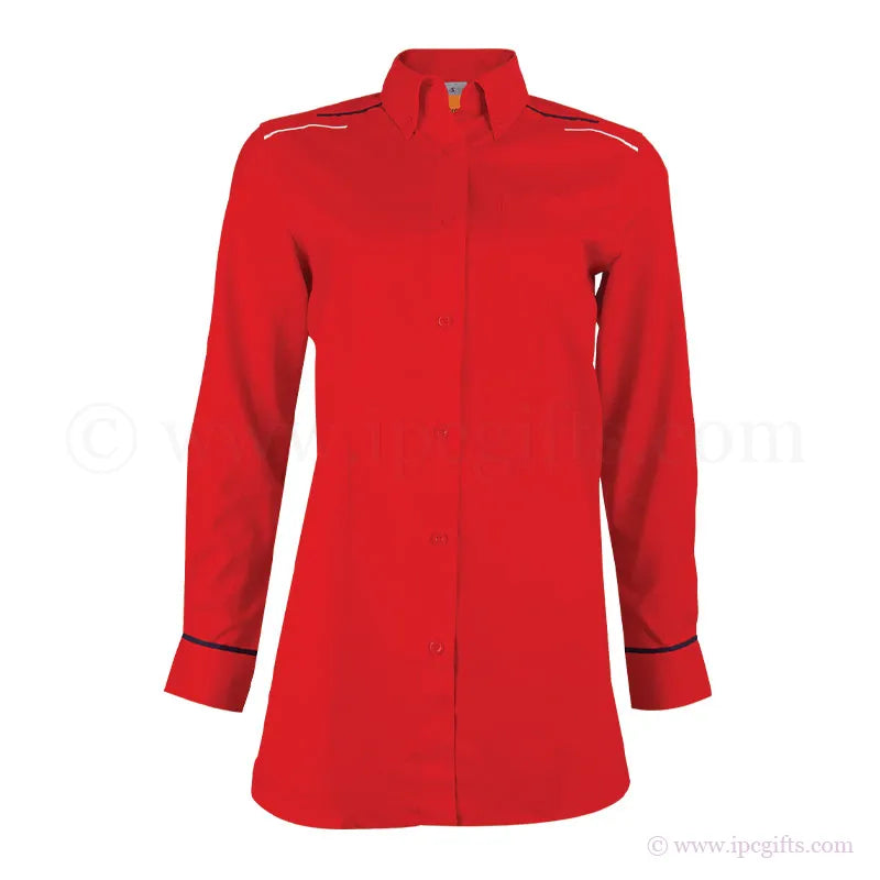 Muslimah Corporate Shirt – F1 Style with Company Logo