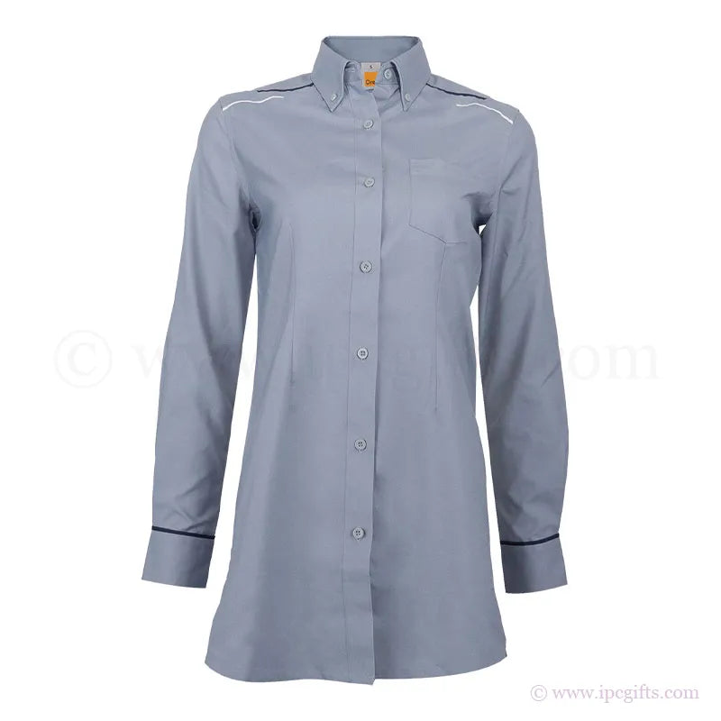 Muslimah Corporate Shirt – F1 Style with Company Logo