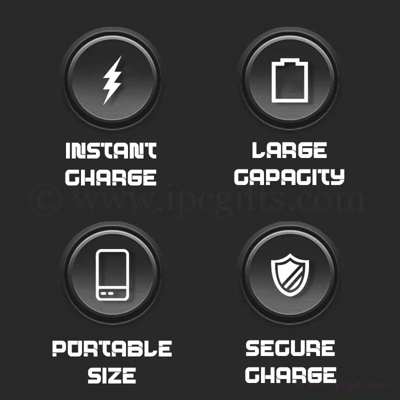Power Bank with Built-In Cables – All-in-One Convenience