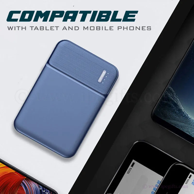 Power Bank with Built-In Cables – All-in-One Convenience