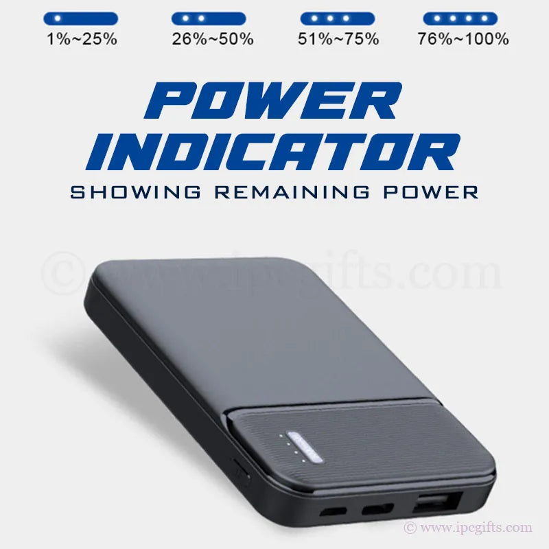 Power Bank with Built-In Cables – All-in-One Convenience