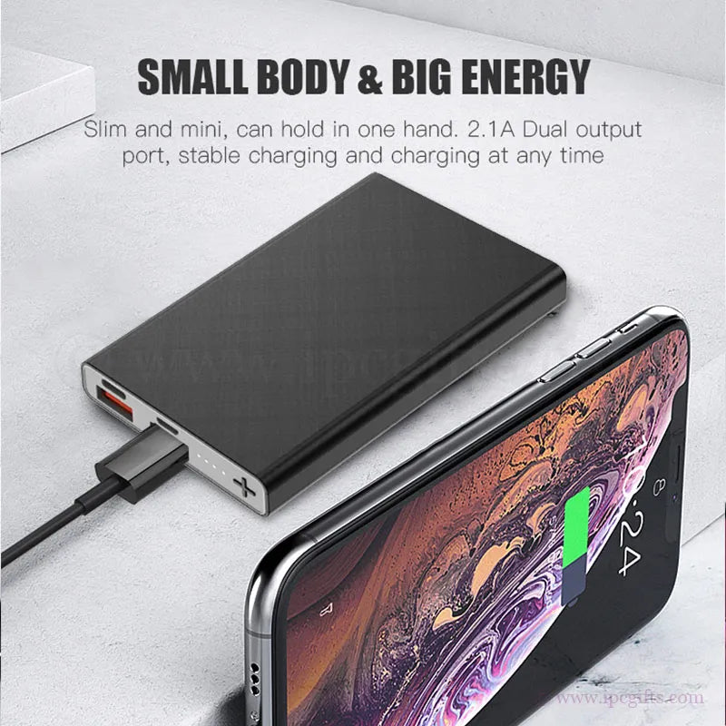 Compact Travel Power Bank – Ideal for Commuters