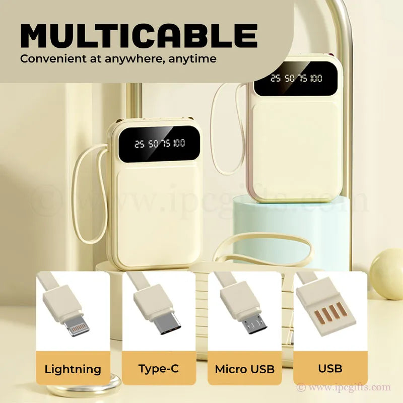 Baby Yellow Portable Power Bank – Charge Anywhere, Anytime