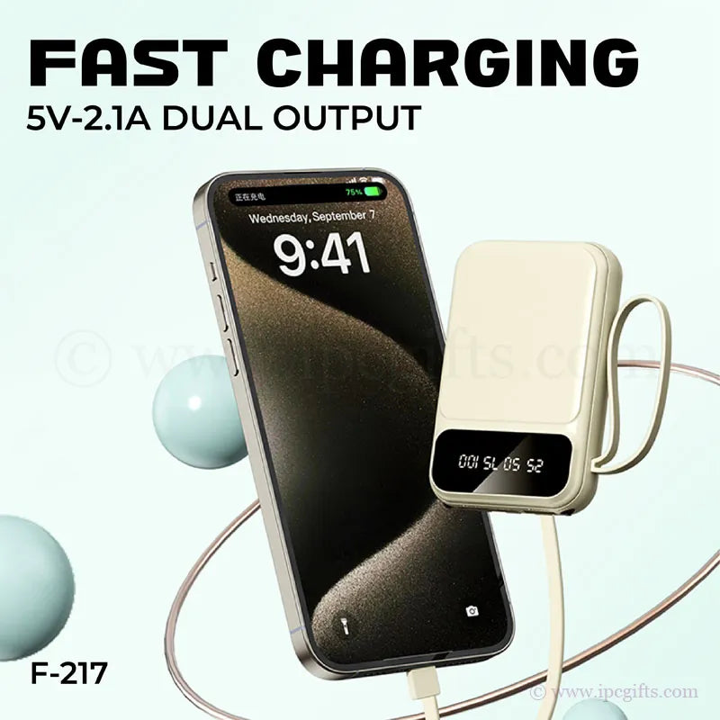 Baby Yellow Portable Power Bank – Charge Anywhere, Anytime