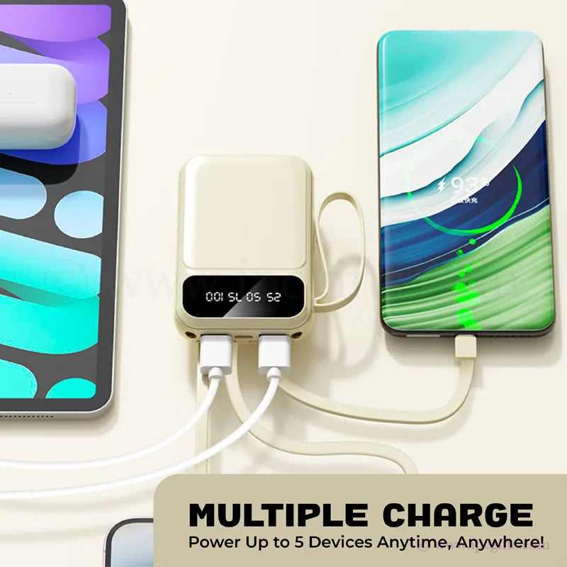 Baby Yellow Portable Power Bank – Charge Anywhere, Anytime
