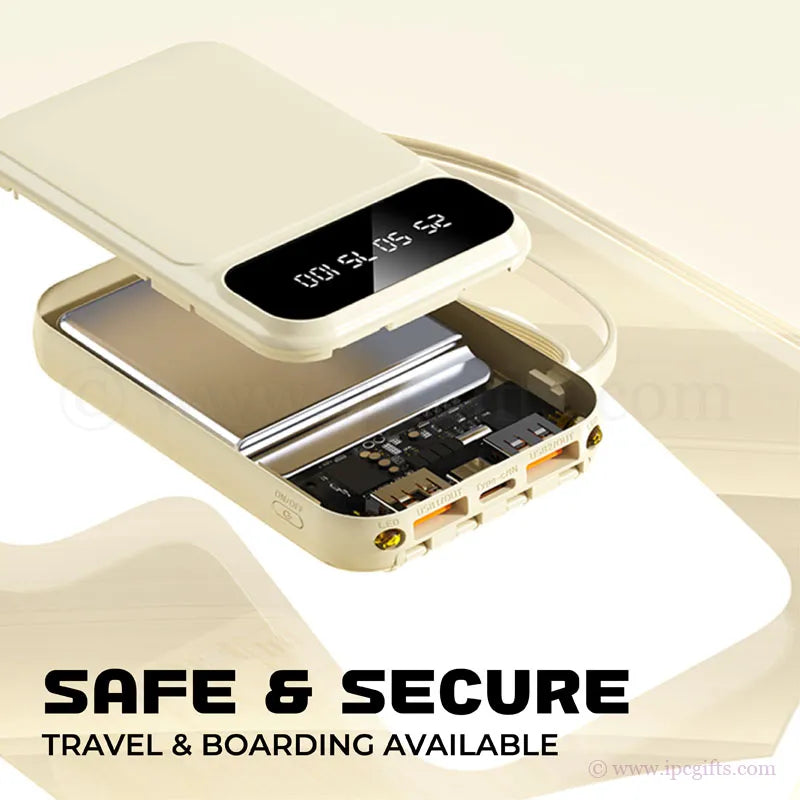 Baby Yellow Portable Power Bank – Charge Anywhere, Anytime