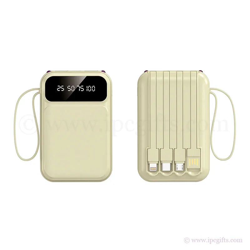 Baby Yellow Portable Power Bank – Charge Anywhere, Anytime