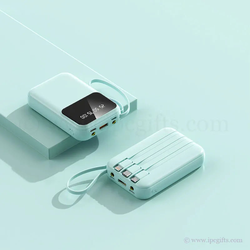 Baby Green Portable Power Bank – Charge Anywhere, Anytime