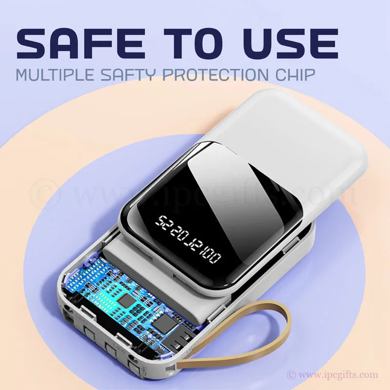 10,000mAh Power Bank – High-Capacity Backup Charger