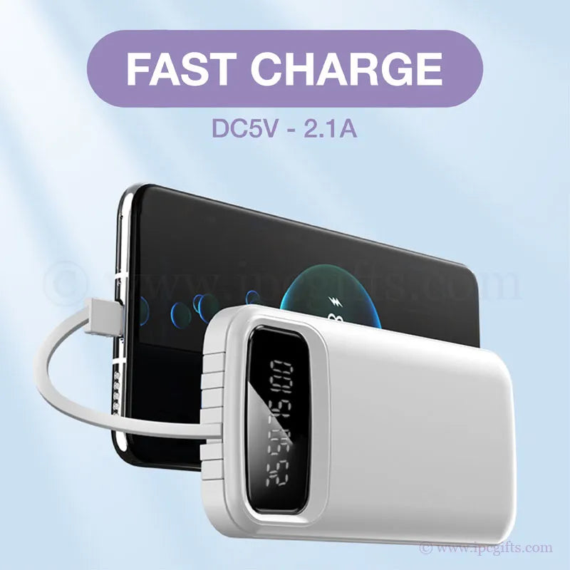 Multi-Device Power Bank – Charge 3 Devices Simultaneously