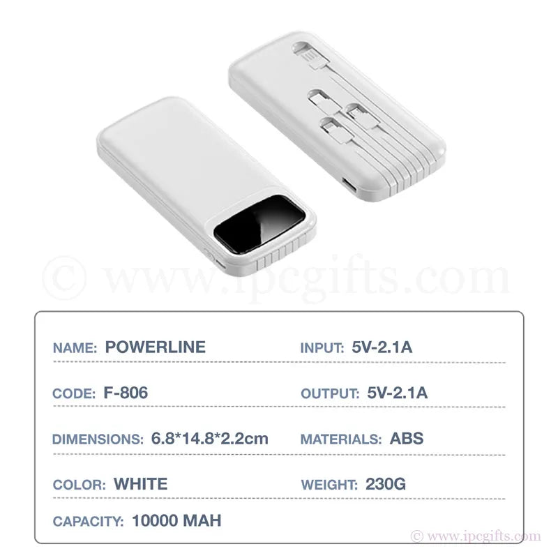 Multi-Device Power Bank – Charge 3 Devices Simultaneously
