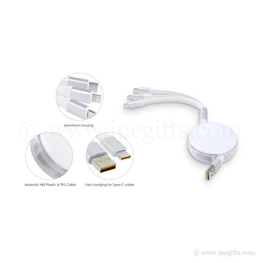 FLEXA Multi-Connector Charging Cable – Travel Friendly