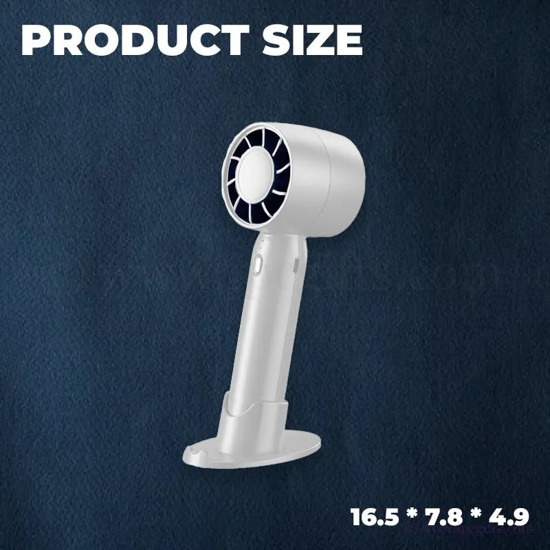 Storm Handheld Fan with Handphone Stand
