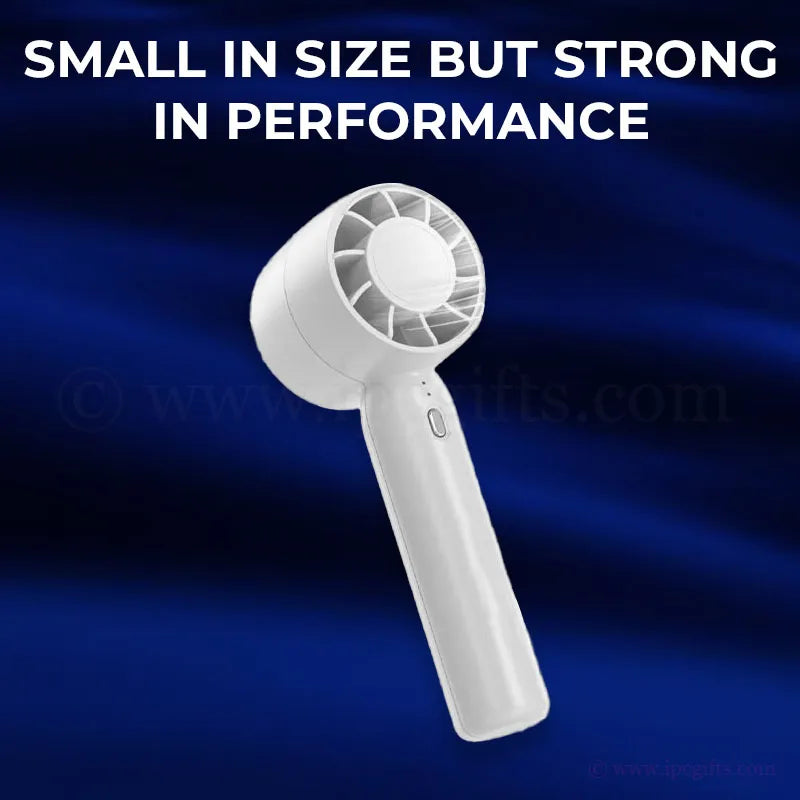 Storm Handheld Fan with Handphone Stand