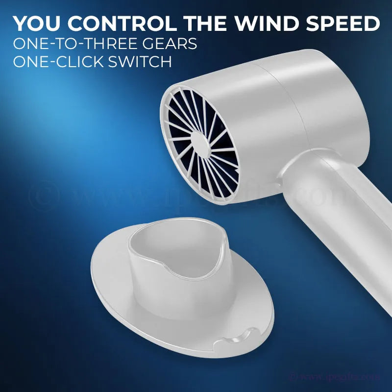 Storm Handheld Fan with Handphone Stand