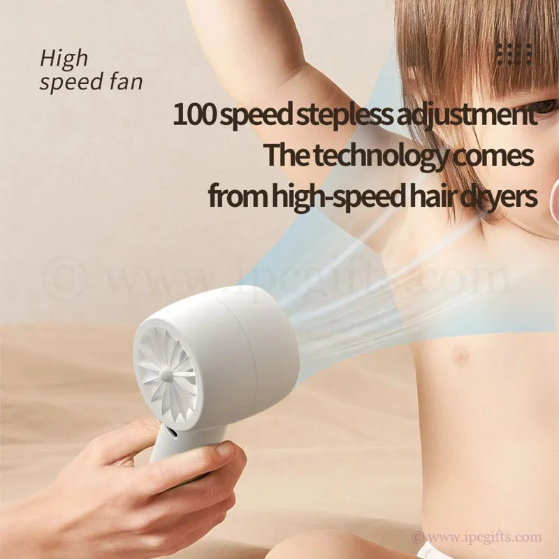 5 Speed Superb Strong Wind Handheld Turbo Fan