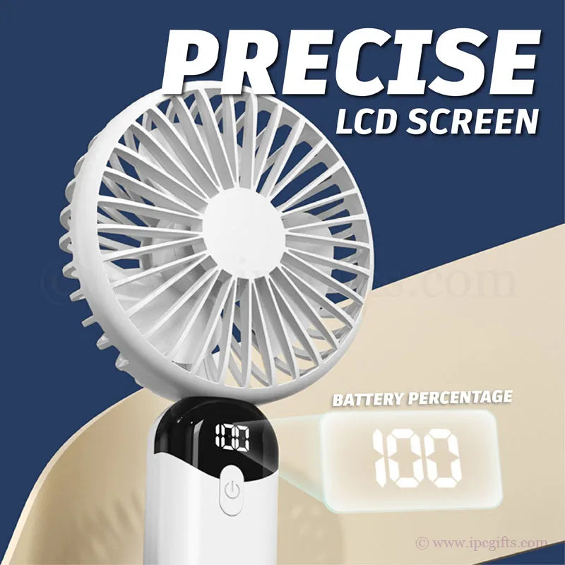 Rechargeable Mini Turbo Fan – Pocket-Sized Breeze