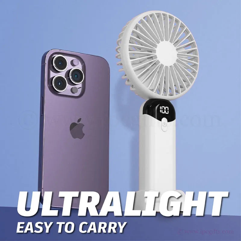 Rechargeable Mini Turbo Fan – Pocket-Sized Breeze