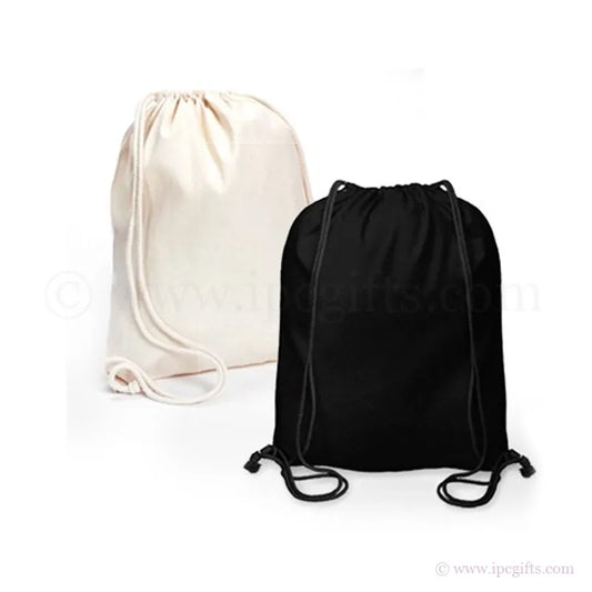 Pure Cotton Canvas Drawstring Bag - Perfect for Sports &Kids