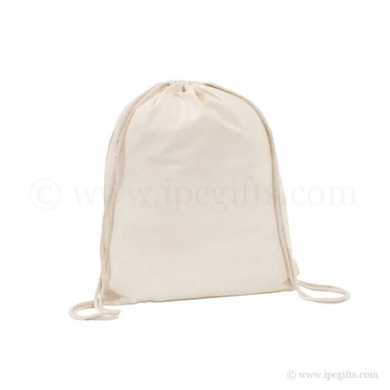 Pure Cotton Canvas Drawstring Bag - Perfect for Sports &Kids