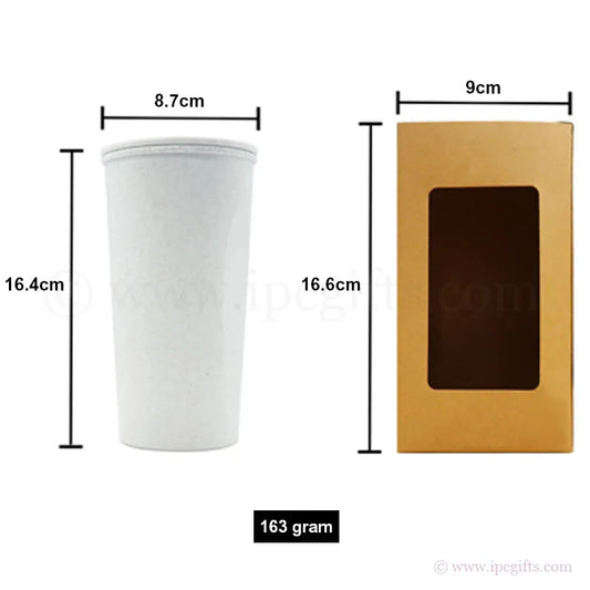 Natural Eco-Wheat Tumble for Camping and Travel-400ml (BIG)