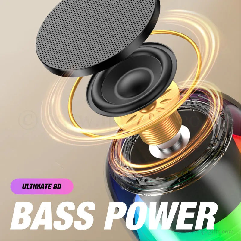 (New Arrival) Colour Ambient Light Bluetooth Speaker