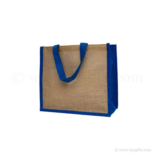 Organic Jute Cotton Bag with matching Handle Colour