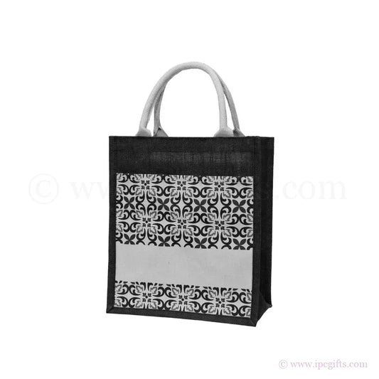Amba Floral Eco Jute Bag