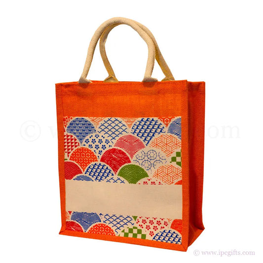 Colourful Arc Jute Bag