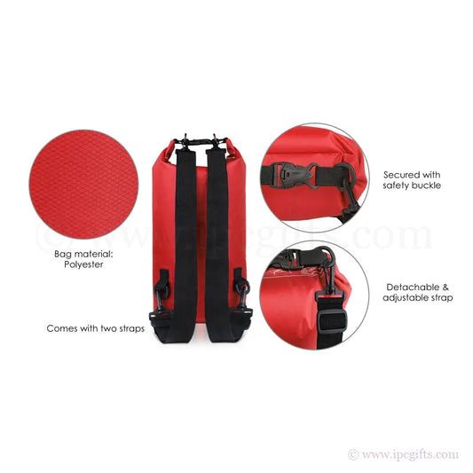 Large Size Roll-Top Waterproof Dry Bag for Outdoor Activities
