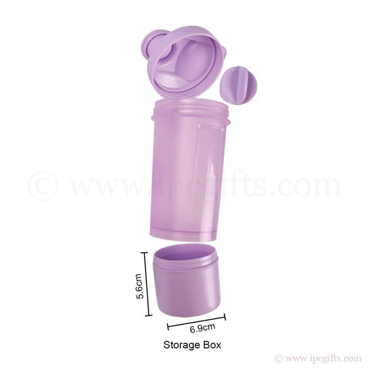 Dual Compartment Protein Shaker – Store Powder & Pills