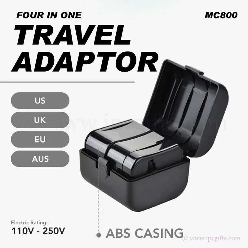Multi-Country Travel Adaptor with Casing