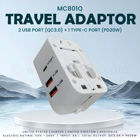 Universal Adaptor for Business Travelers – Compact & Durable