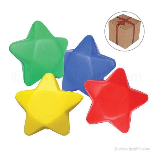 Star Shaped Squeeze Stress Relief Ball – Fun Corporate Giveaway Item
