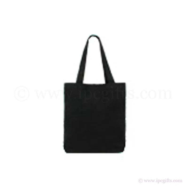 Premium Black Canvas Shopping Bag